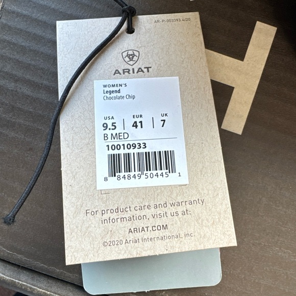 Ariat Women’s Chocolate Chip Embroidered Western Boots size 9.5 like new - Picture 8 of 8